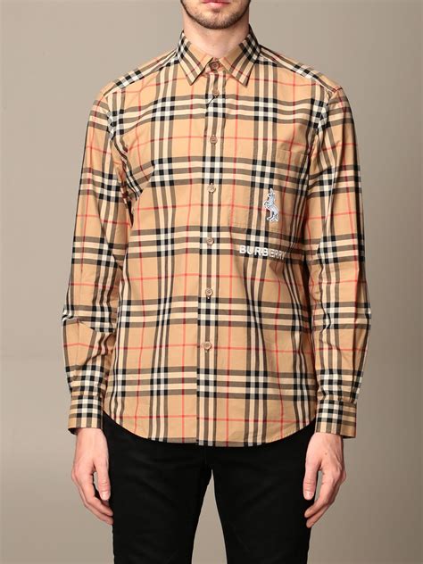 burberry vintage check oversized shirt|Burberry Check shirt men's.